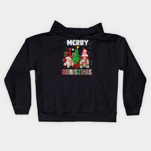 Merry Christmas Gnome Family Funny Xmas Tree Women Men Kids Kids Hoodie